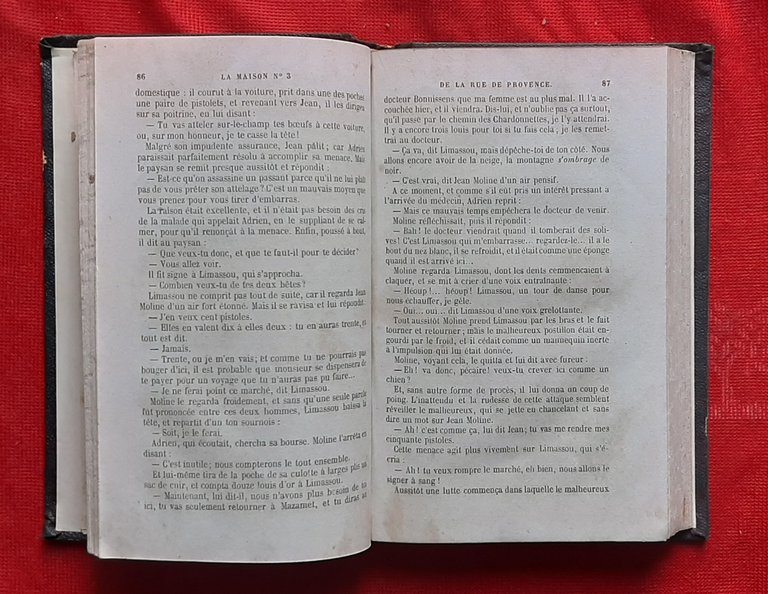 Libro Antico Originale del 1858 di Frédéric Soulié Le Maison …
