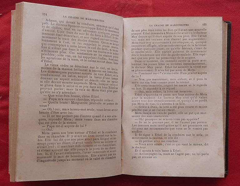 Libro Antico Originale del 1869 di Charlotte Mary Yonge Chaine …