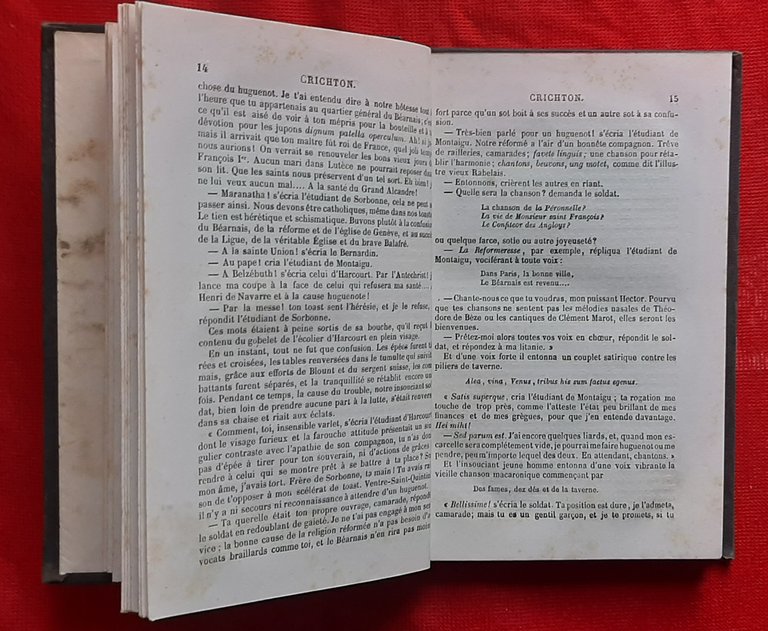 Libro Antico Originale del 1869 di William Harrison Ainsworth Crichton …