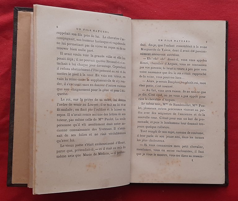 Libro Antico Originale del 1872 di Comtesse Dash Un Fils …