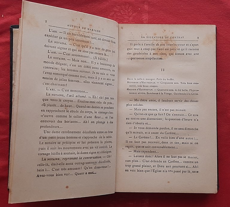 Libro Antico Originale del 1873 di Gyp Autor du Mariage …