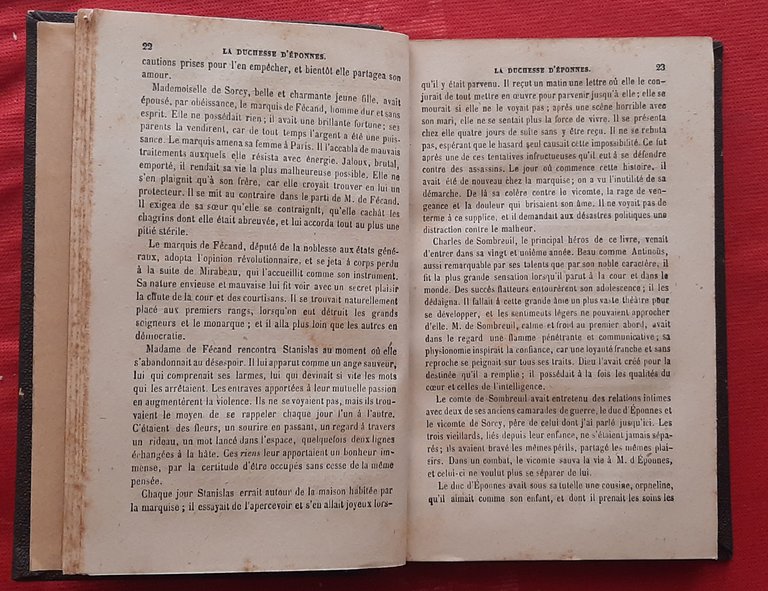 Libro Antico Originale del 1878 di Comtesse Dash La Duchesse …