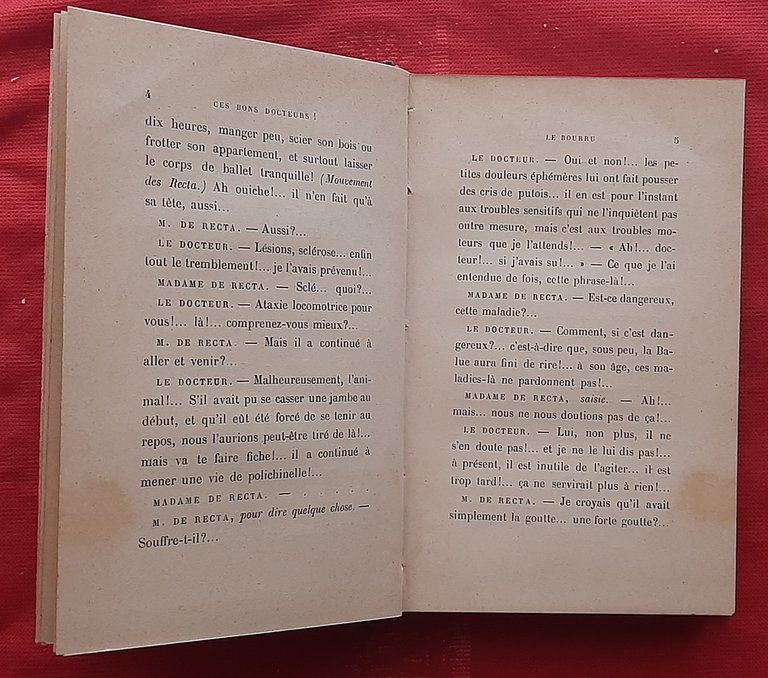 Libro Antico Originale del 1884 di Gyp Ces Bon Docteurs …