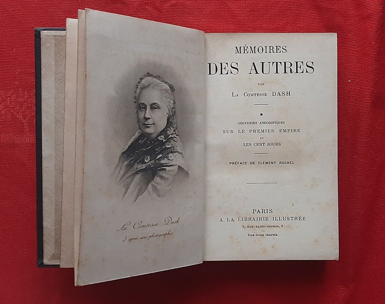Libro Antico Originale del 1895 di Comtesse Dash Memoires des …