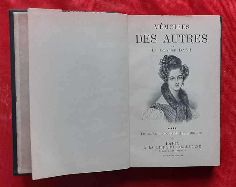 Libro Antico Originale del 1895 di Comtesse Dash Memoires des …