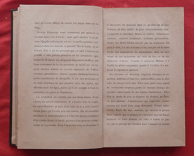 Libro Antico Originale dell'800 Arsene Houssaye L'Evental Brisé Regina Francese