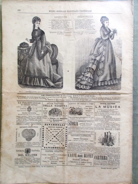 Nuovo Giornale Illustrato Universale 15 Maggio 1870 Peabody Brooklyn Isola …