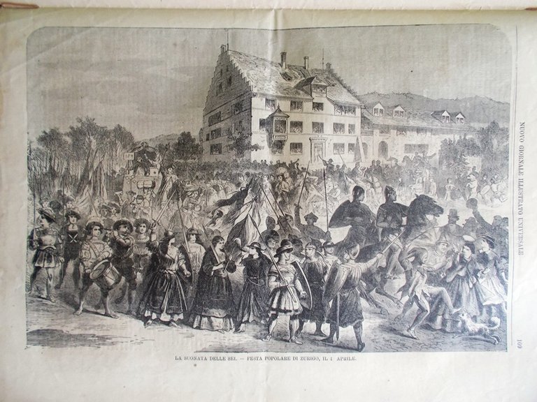 Nuovo Giornale Illustrato Universale 3 Aprile 1870 Czernowitz Schiavoni Zurigo