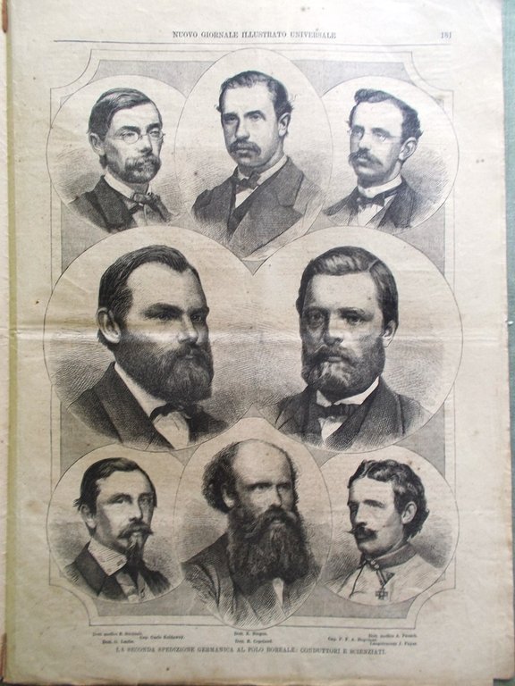 Nuovo Giornale Illustrato Universale 5 Giugno 1870 Castello Bari Polo …