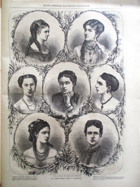 Nuovo Giornale Illustrato Universale 6 Marzo 1870 Giulia Grisi Cairo …