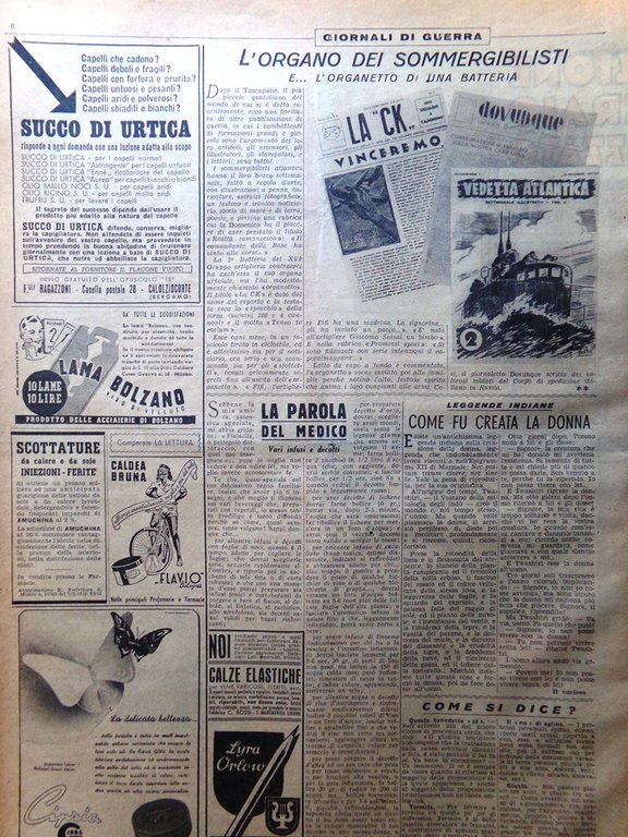 Pagina Anni 40 WW2 Generali Caduti Operaio Specializzato Mazzini Sommergibili