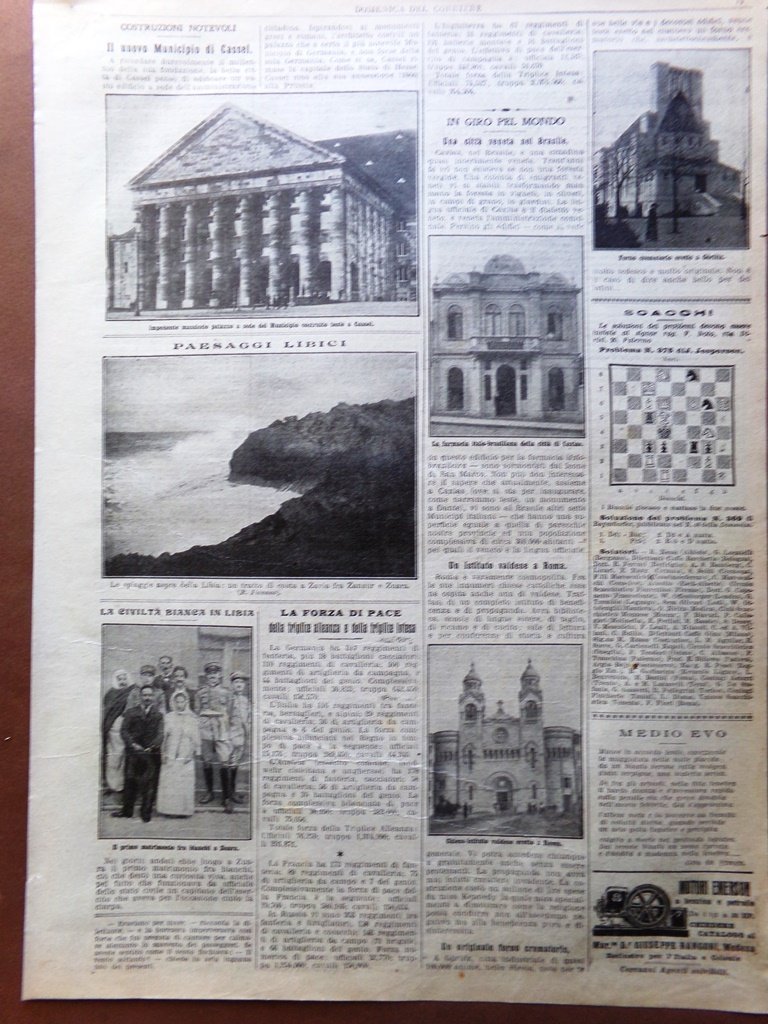 Pagina del 1914 Municipio Cassel Caxias do Sul Zuara Chiesa …