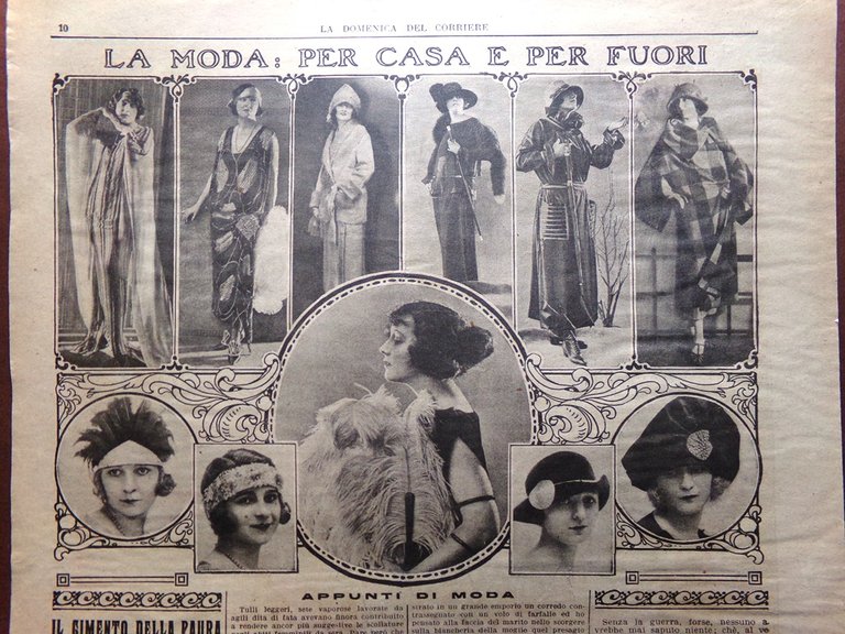 Pagina del 1923 Valle dei Tesori Luxor Halide Adivar Moda …