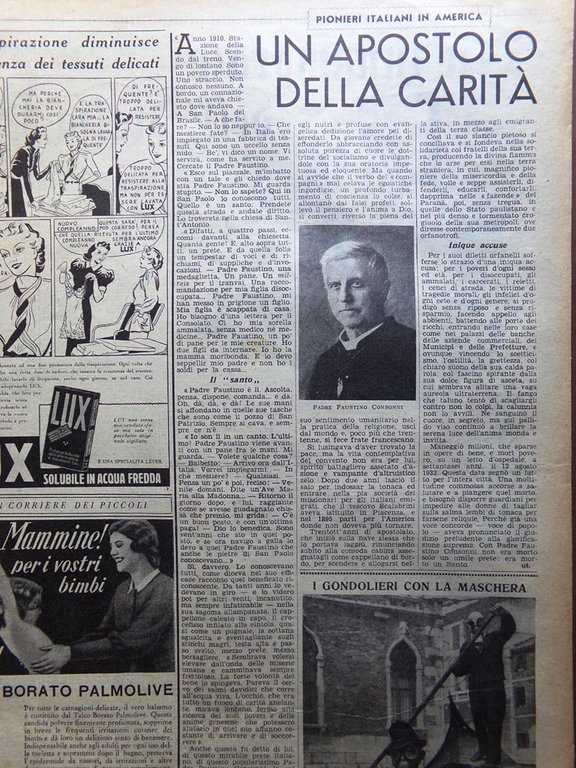 Pagina del 1939 Elizabeth Barrett Browning Apostolo di Carità Faustino …