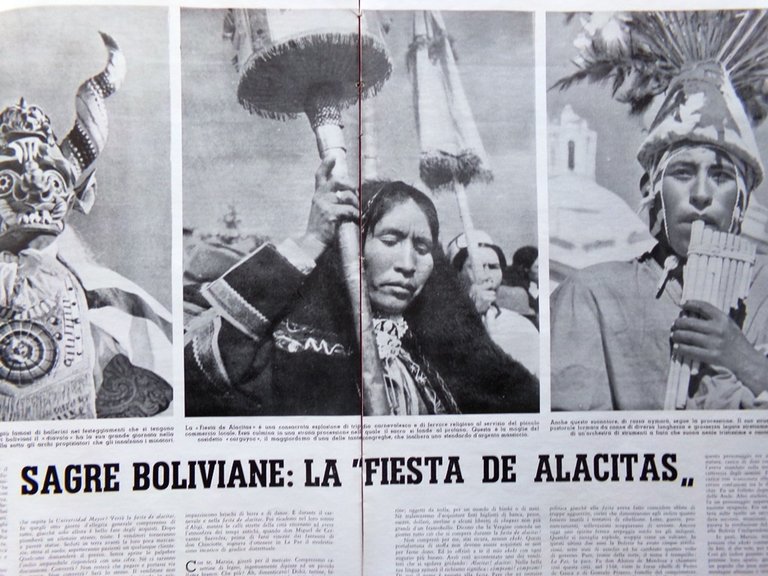 Pagina del 1950 Honoré de Balzac Innamorato Bolivia Fiesta de …