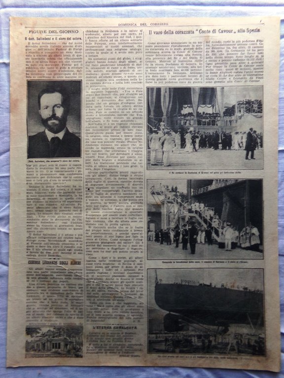 Pagine del 1911 Varo Conte Cavour Spezia Jozef Israëls Salimbeni …