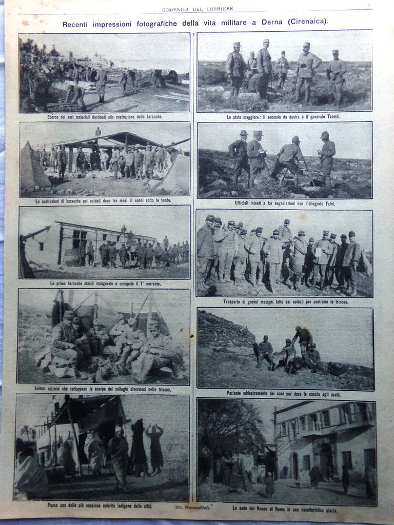 Pagine del 1912 Vita Militare a Derna Coularé de la …
