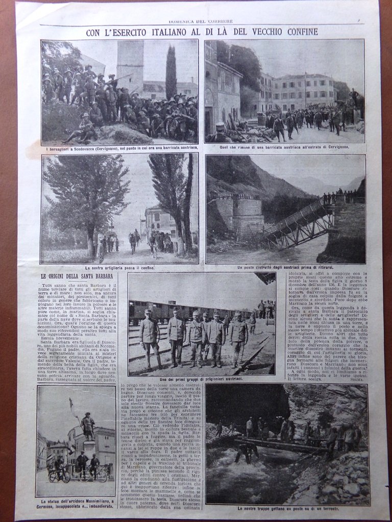 Pagine del 1915 WW1 Esercito Italiano Confine Mobilitazione Scodovacca Ghisolfa