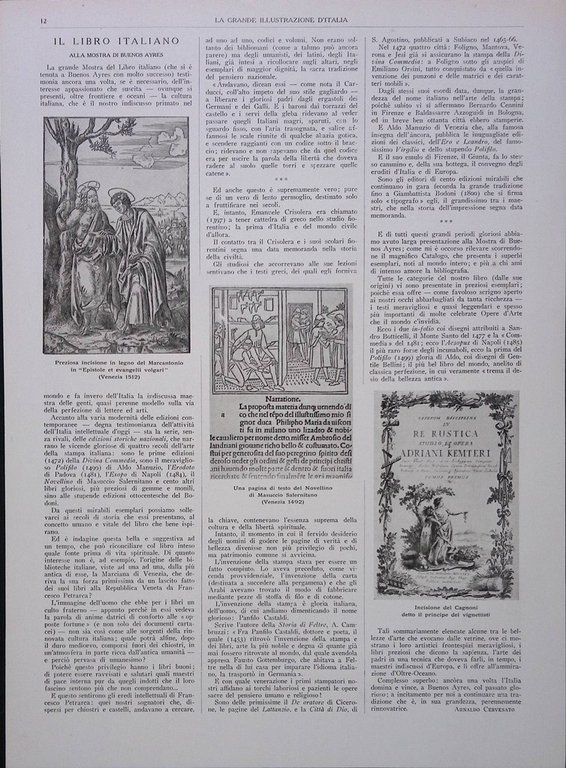 Pagine del 1927 Due Palazzi Veneziani Pesaro Longhena Albrizzi Libro …