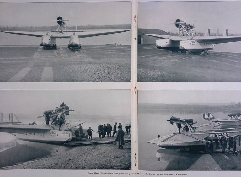 Pagine del 1927 Thomas Edison Santa Maria Aereo De Pinedo …