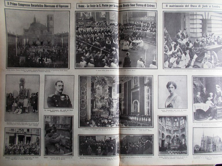 Pro Familia del 13 Maggio 1923 Colleoni Vigevano Teresa Lisieux …