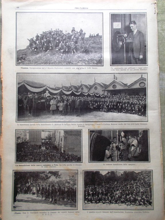 Pro Familia del 15 Aprile 1923 Menasti Funerali Sarah Bernhardt …