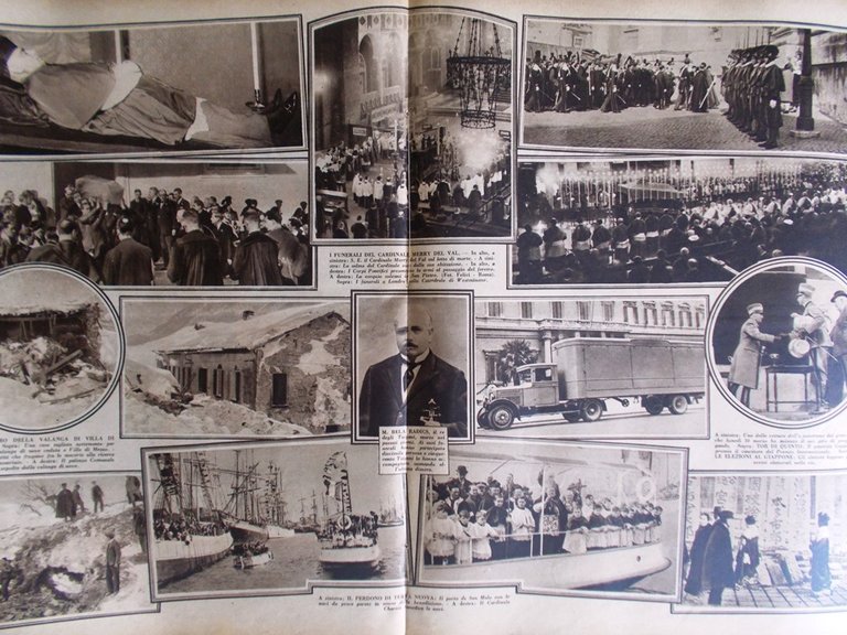 Pro Familia del 16 Marzo 1930 Inondazione Francia Codice Virgilio …