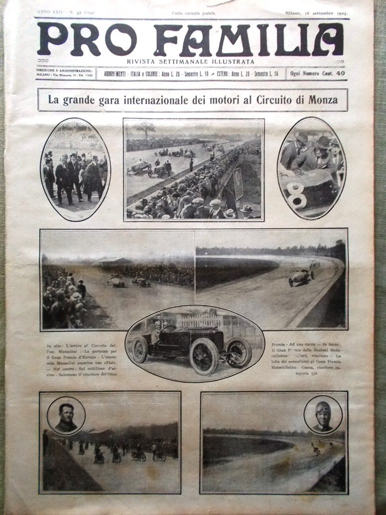 Pro Familia del 16 Settembre 1923 Terremoto Tokyo Yokohama Circuito …