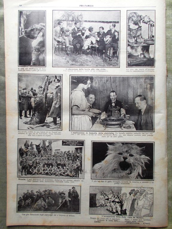 Pro Familia del 18 Marzo 1923 Ruhr Cortina Accademia Crusca …