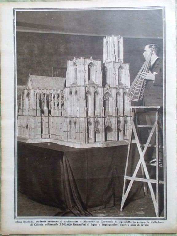 Pro Familia del 23 Marzo 1930 Inondazione Francia India Mancinelli …