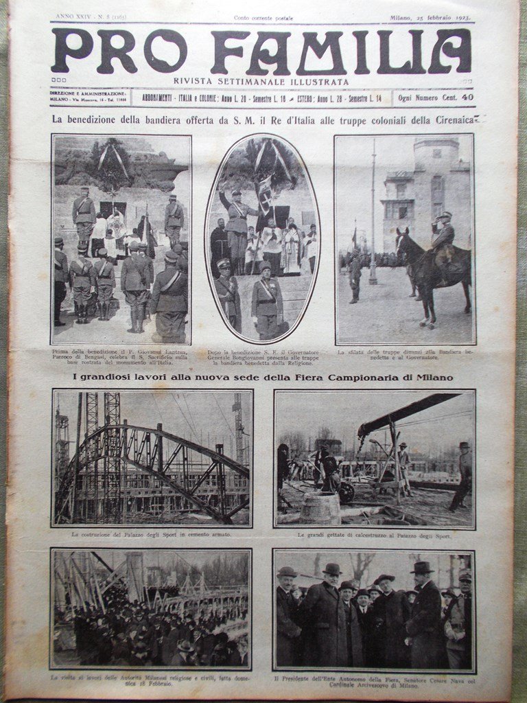 Pro Familia del 25 Febbraio 1923 Ku Klux Klan Pio …