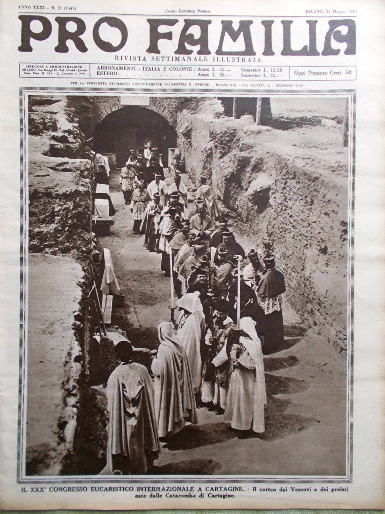 Pro Familia del 25 Maggio 1930 Gandhi India Congresso a …