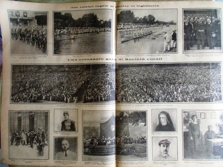 Pro Familia del 29 Luglio 1923 Tropea Pascal Mussolini Manzoni …