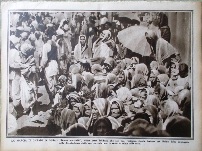 Pro Familia del 6 Aprile 1930 Marcia Gandhi Tina di …