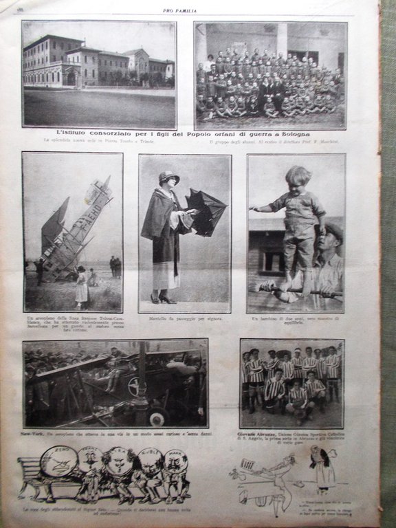 Pro Familia del 9 Dicembre 1923 Nobel Banting Respighi Roma …