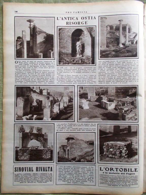 Pro Familia del 9 Marzo 1930 Frédéric Mistral Ostia Bottalla …