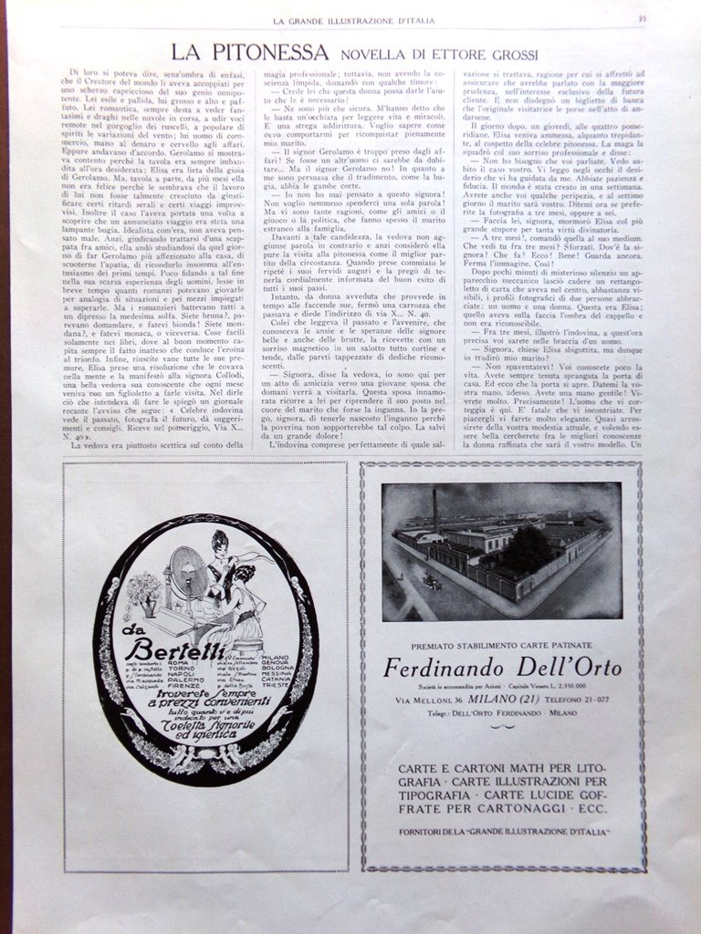 Pubblicità del 1925 Bertelli Dell'Orto Macchina Phonos Radiatori Continental