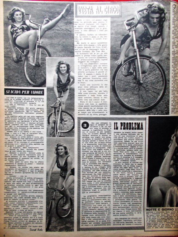 Rivista 7 Sette del 1 Dicembre 1946 Casanova Frusta Circo …