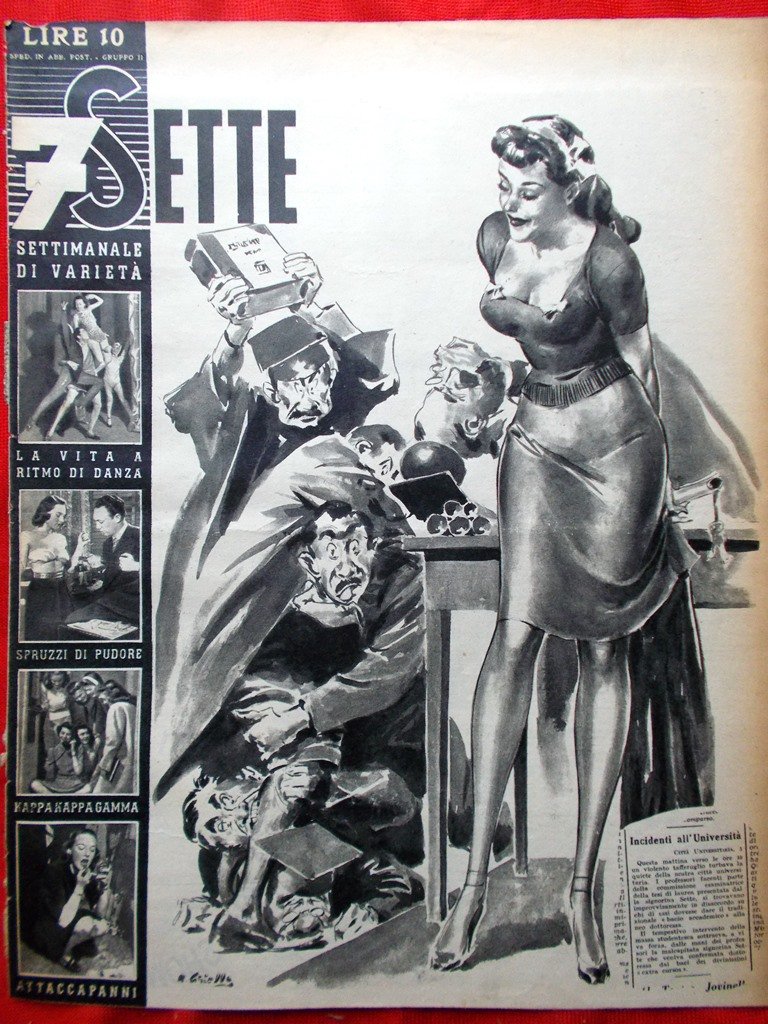 Rivista 7 Sette del 19 Gennaio 1947 Bel Ami Capone …