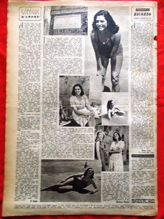 Rivista 7 Sette del 30 Settembre 1945 Hay Office Censura …