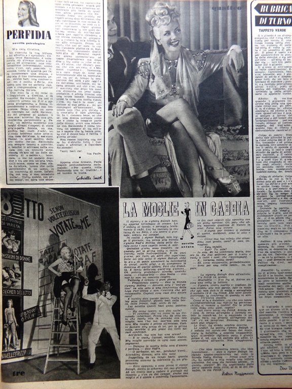 Rivista 8 Otto del 10 Luglio 1947 Foxtrot Belle d'Egitto …