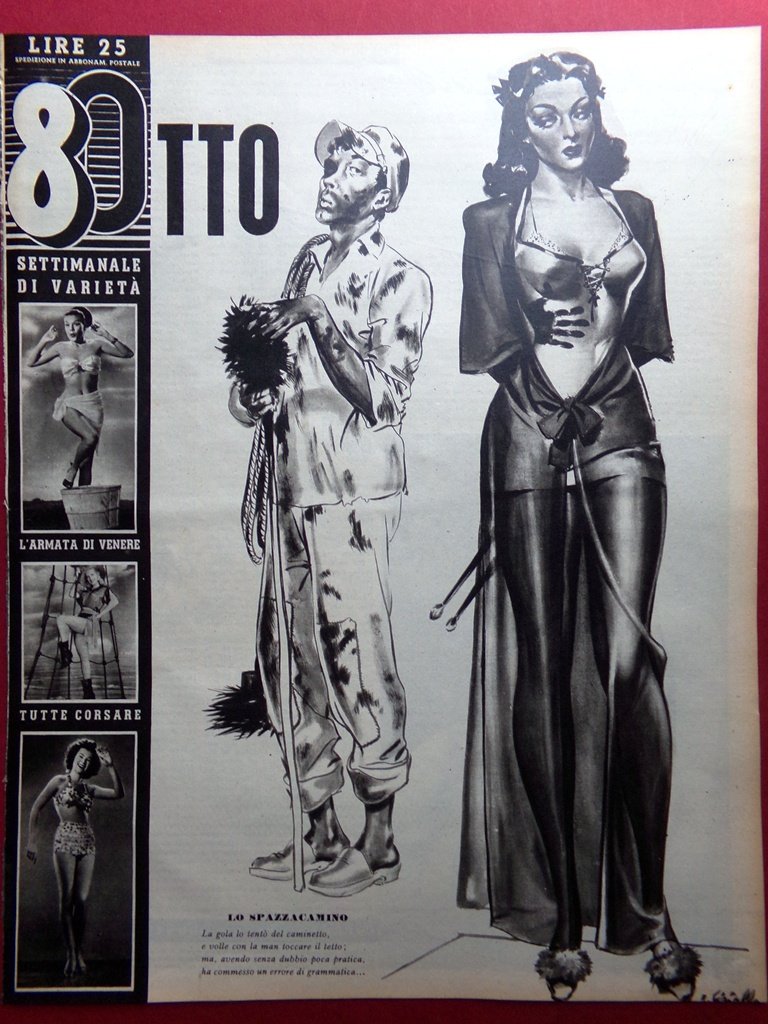 Rivista 8 Otto del 11 Dicembre 1947 Barbara Hale Greer …