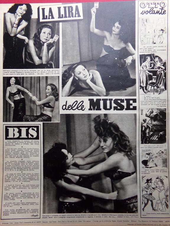 Rivista 8 Otto del 11 Dicembre 1947 Barbara Hale Greer …