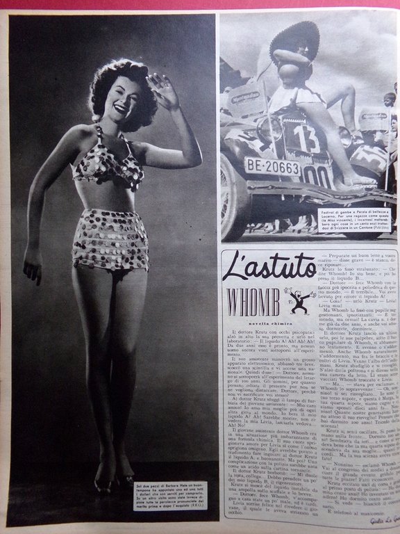 Rivista 8 Otto del 11 Dicembre 1947 Barbara Hale Greer …