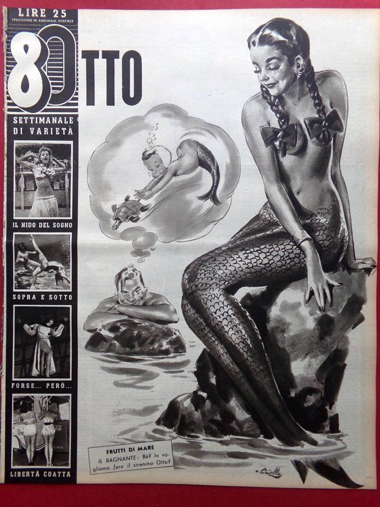 Rivista 8 Otto del 14 Agosto 1947 Tango Barnum Hula …