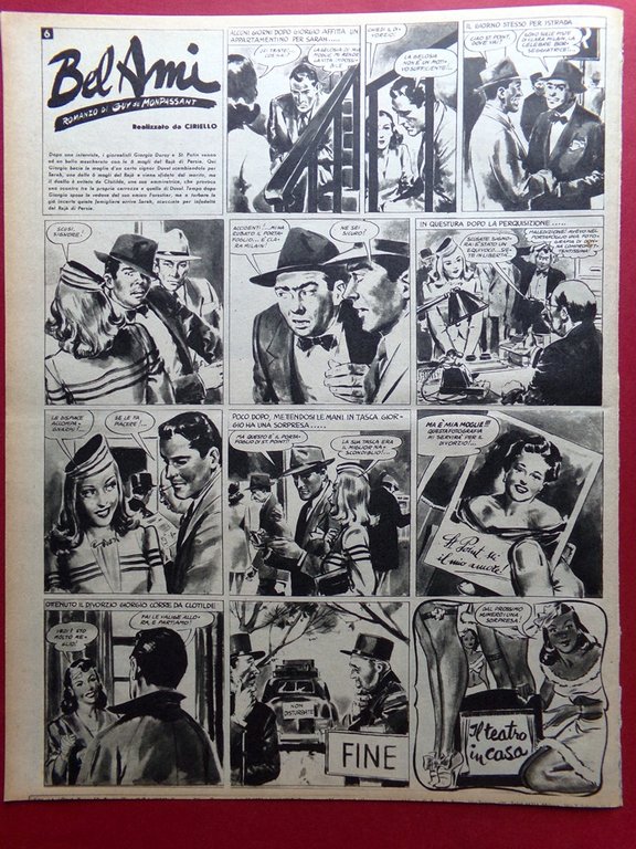 Rivista 8 Otto del 16 Febbraio 1947 Messico Tango Notturno …