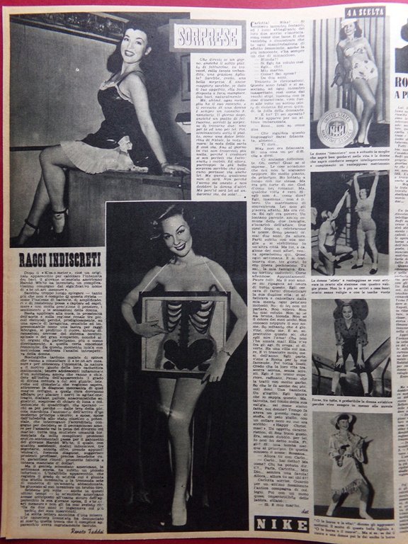 Rivista 8 Otto del 16 Febbraio 1947 Messico Tango Notturno …