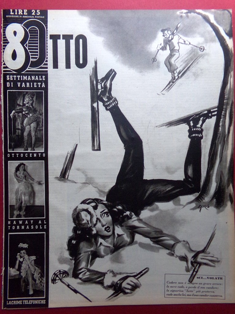 Rivista 8 Otto del 18 Dicembre 1947 Separes Ottocento Linda …