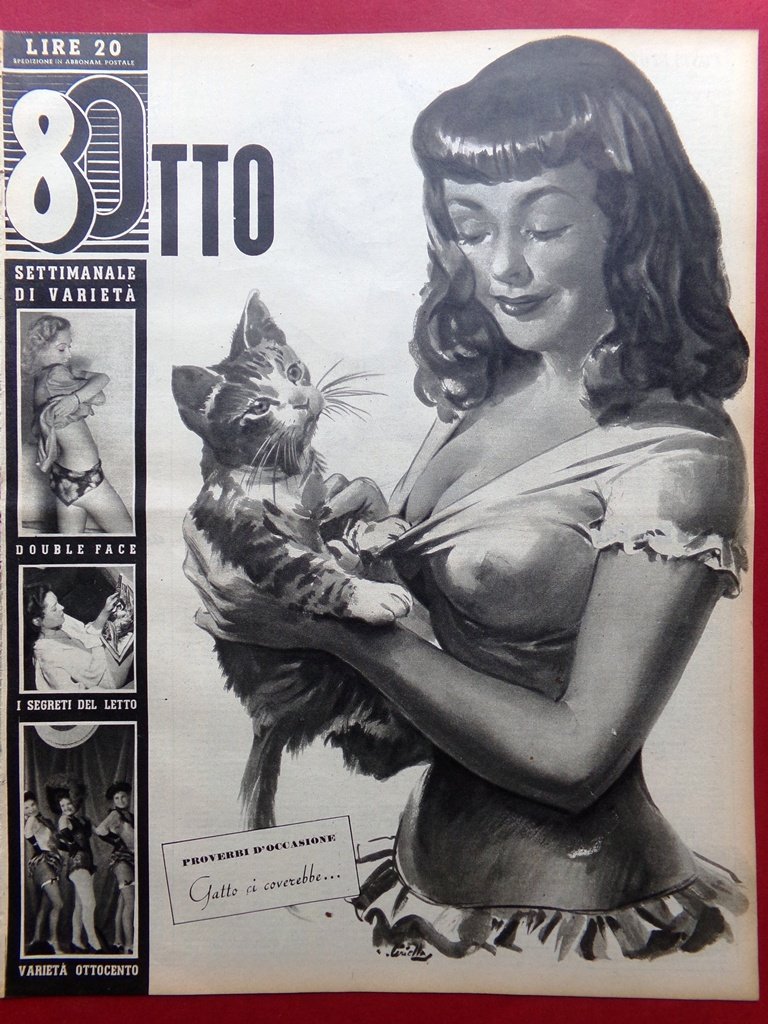 Rivista 8 Otto del 19 Giugno 1947 Ipnosi di Ledoux …