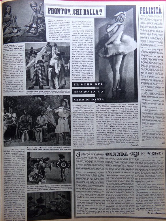 Rivista 8 Otto del 2 Febbraio 1947 Primo Carnera Valzer …